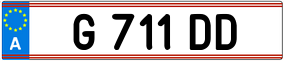 Truck License Plate